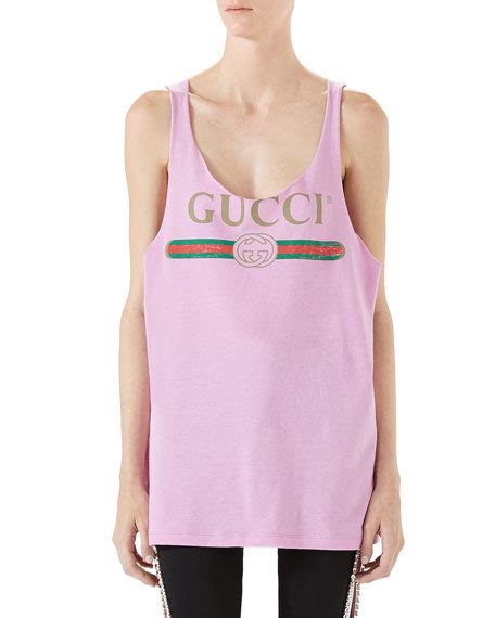 gucci tank top with writing|gucci tank tops sale.